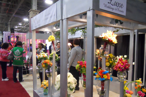 Lockers Florist's Booth at the Wonderful World of Weddings