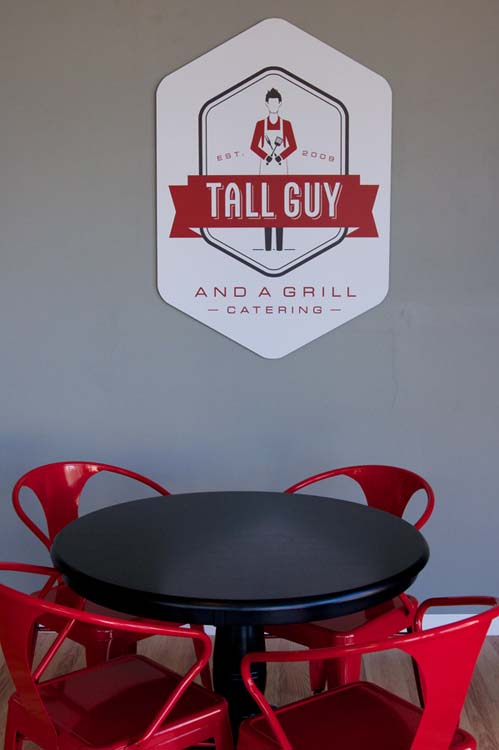 Tall Guy and a Grill catering on Wed in Milwaukee.